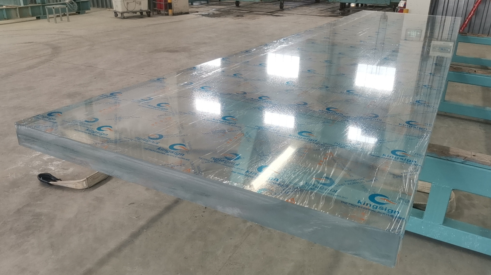 Painel de acrílico de espessura de 120 mm Kingsign para a janela da piscina de hotel